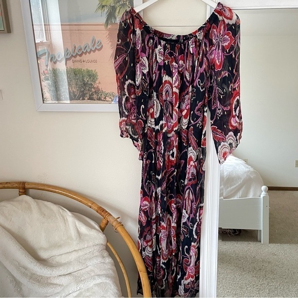 Anthropologie Sweeping Off-The-Shoulder Dress - Picture 6 of 9